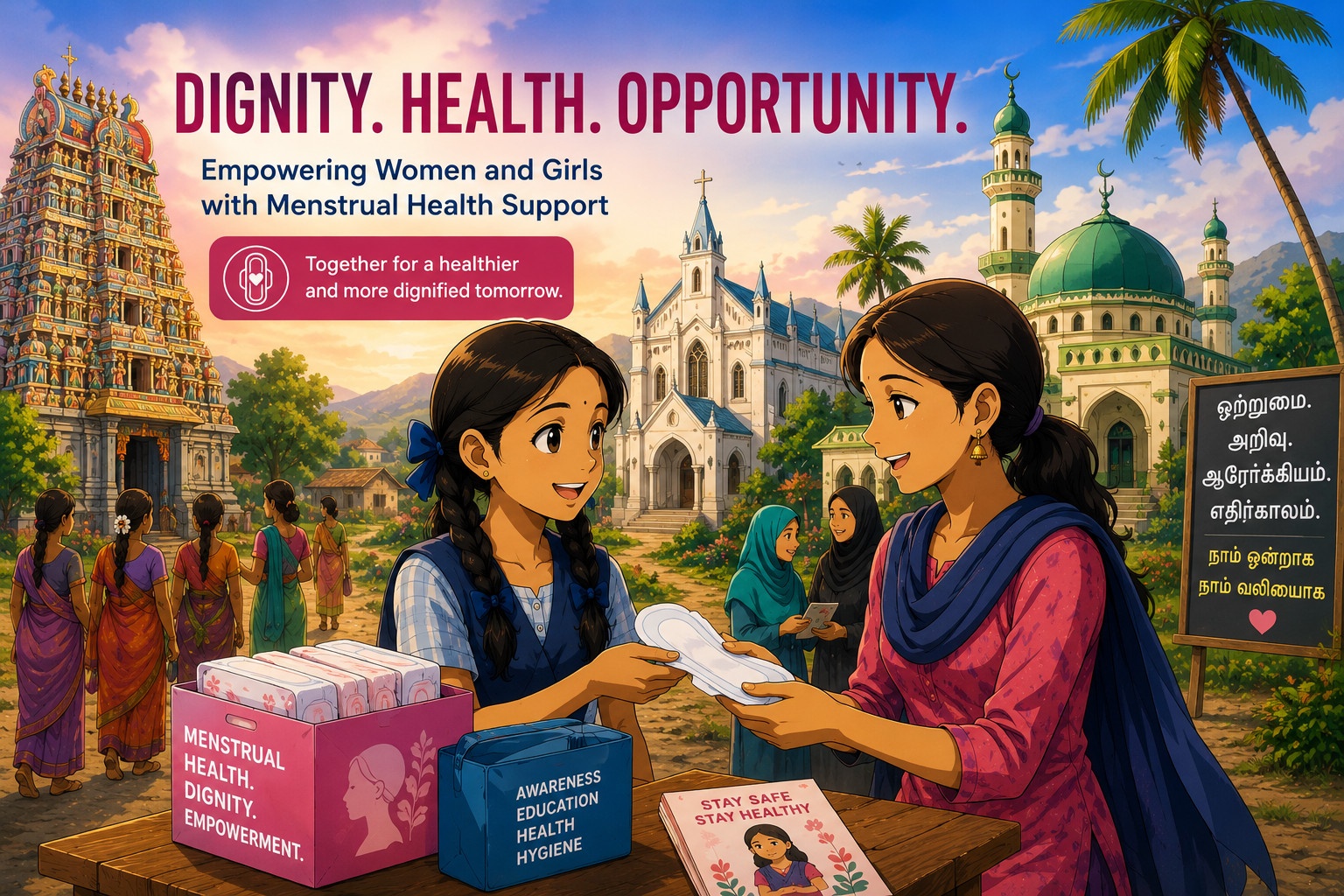 Dignity for Her: Free Menstrual Health Support for Women and Adolescent Girls