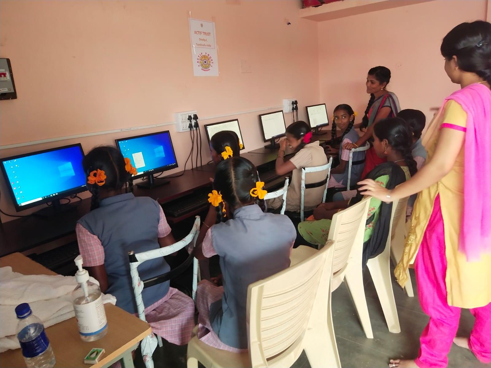 Smart E-Learning Centres for Girl Children