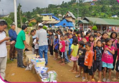 Relief for Children at Hengbung Relief Camp