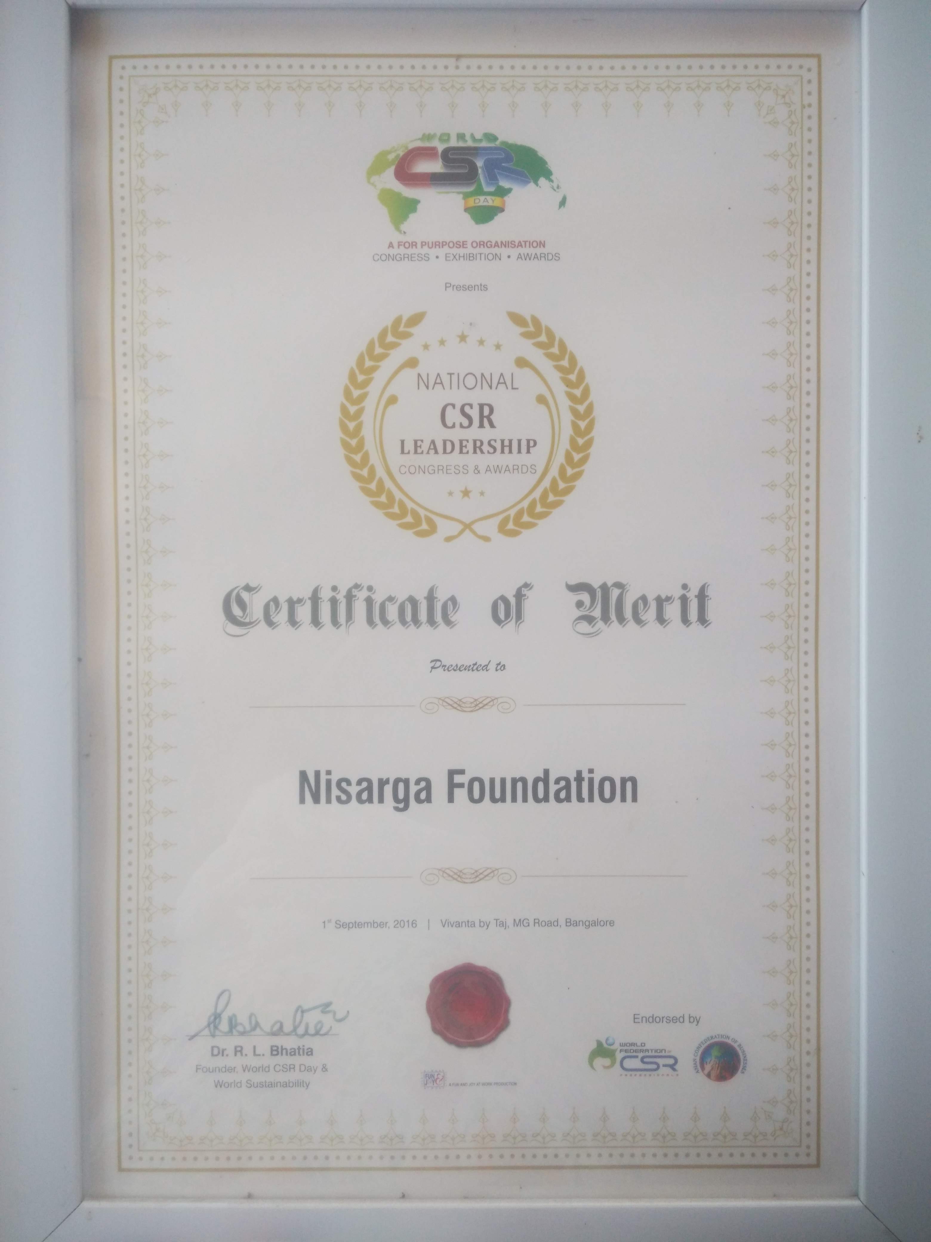 Certificates