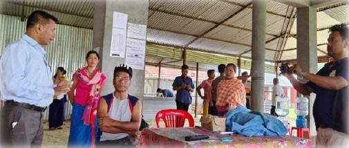 Interaction with Internally Displaced Persons
