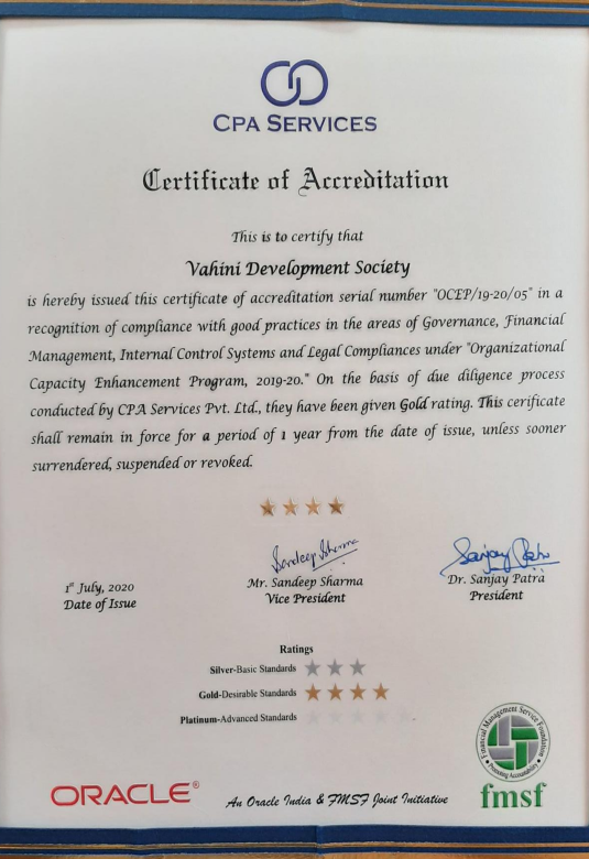 Certificates
