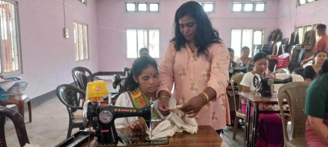 Skill Development through USHA Silai School
